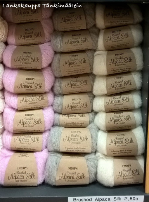 Drops Brushed Alpaca Silk - pörröinen sekoitelanka